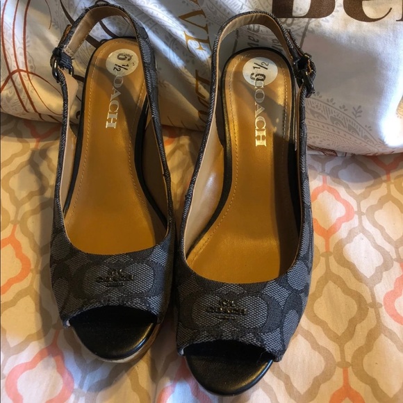 Coach Wedges - Picture 1 of 2